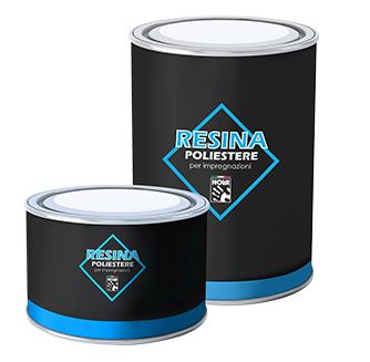 Resina poliestere liquida 750ml NOVA SPA CON CATALIZZATORE
