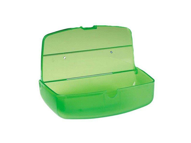 RIPONISPUGNA DODO. Riponi spugna Dodo, in plastica, colori assortiti, forma squadrata. Pratico, utile e di facile apertura. Ades