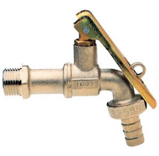RUBINETTO A SFERA CON PORTAGOMMA E LUCCHETTO 1/2 ITAP ART. 144
