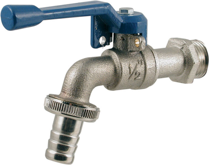 RUBINETTO SFERA PORTAGOMMA GW813 3/4 LEVA ROSSA