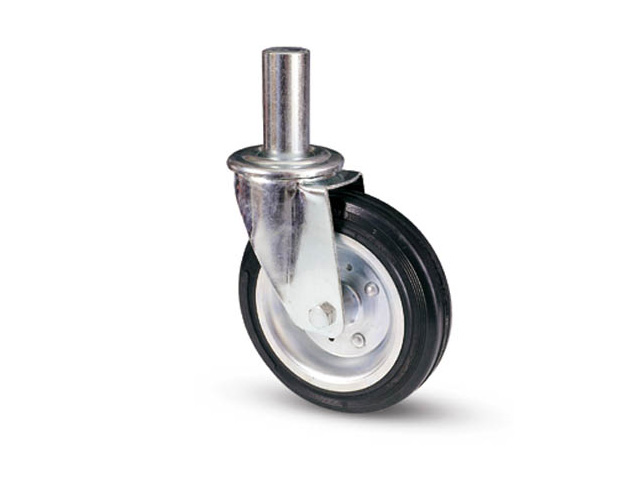 RUOTA INDUSTRIALE PERNO GIREVOLE MM 100/80B