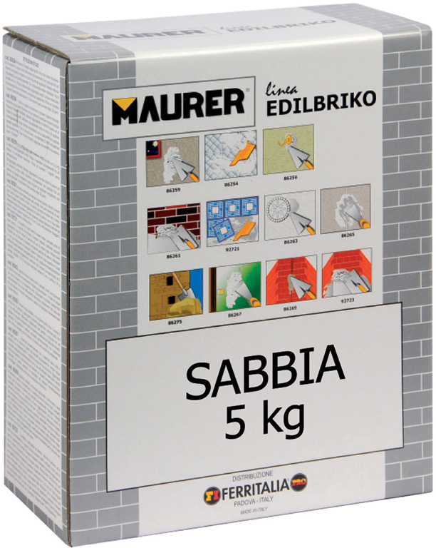 SABBIA CONFEZIONE DA 5KG EDILBRIKO MAURER