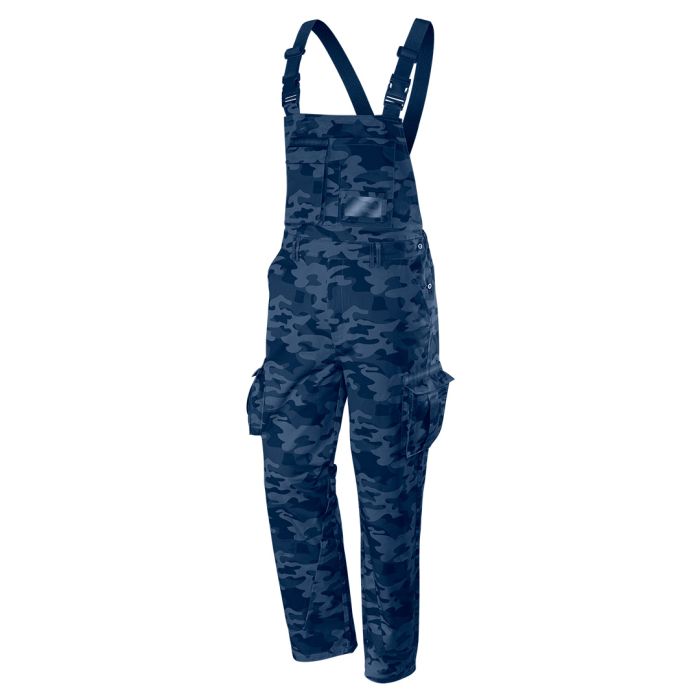 Salopette da lavoro CAMO Navy NEO TAGLIA S (48). Materiali cotone 60%, 37% poliestere, 3% spandex. 255g/m2.