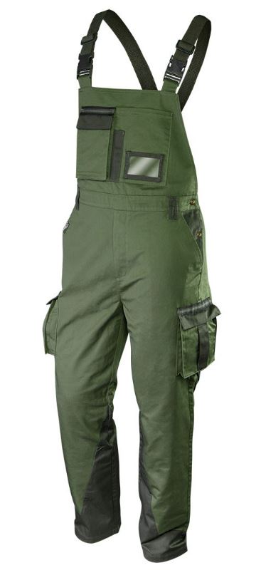 SALOPETTE DA LAVORO COLORE VERDE OLIVA TAGLIA XL (54)