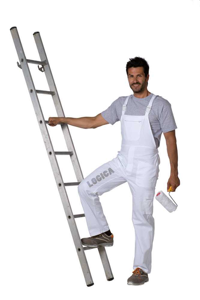 SALOPETTE IMBIANCHINO TAGLIA XL BIANCO LOGICA