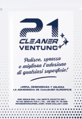 SALVIETTA MONODOSE A BASE ALCOLICA. Deterge, sgrassa e promuove l'adesione dei materiali. Specifica nel pretrattamento delle sup