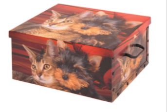 SCATOLA BAULETTO 50x40x25cm SHABBY 7794