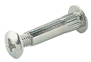 SCATOLA GIUNZIONI NICHELATE MM8X30 CON VITE in acciaio. Filettatura 6MA Finitura nichelata Confezione da 8 pezzi