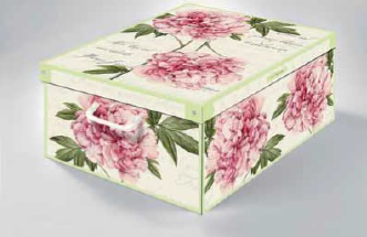 SCATOLA PEONIA MIDI BASE CM32X42ALTEZZA 17,5CM