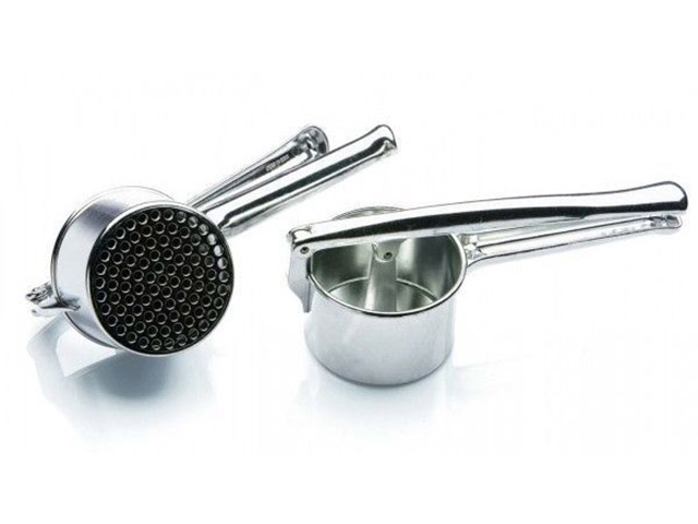 SCHIACCIAPATATE FORO 3MM ZASEVES ART. 157 ALLUMINIO