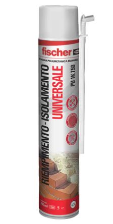 SCHIUMA POLIURETANICA UNIVERSALE PU 1K 750 FISCHER