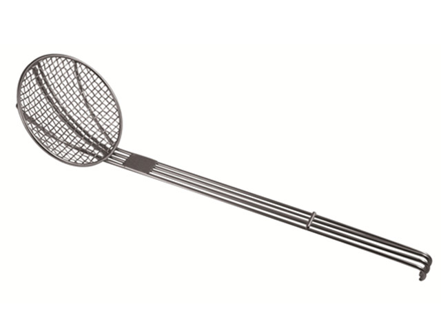 SCHIUMAROLA INOX RETE cm14Schiumarola in acciaio inox professionale 18/10 con maglia a rete