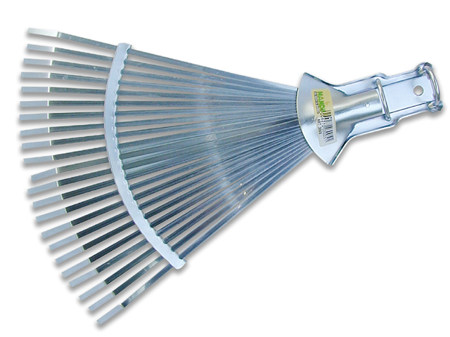 SCOPA PER FOGLIE REGOLABILE ZINCATO CROMATO ART. 3005