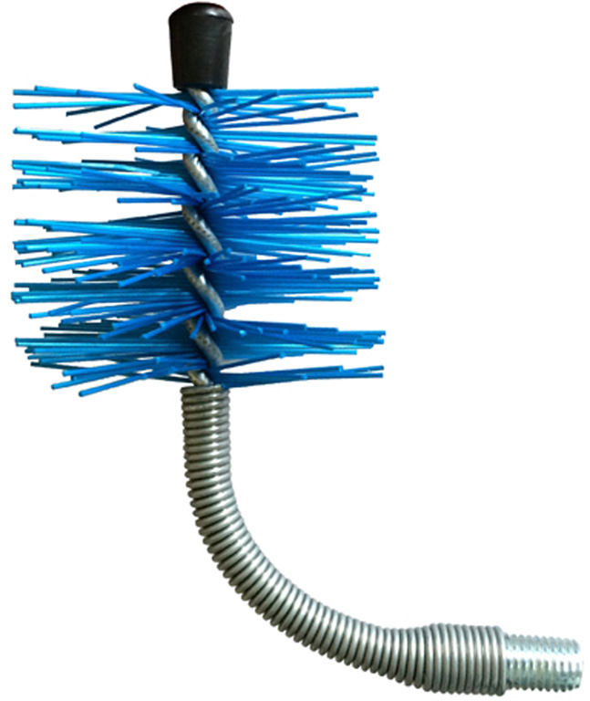 Scovolo DIAMETRO 80MMFLEXYBRUSH per la pulizia delle stufe a pellet e di qualsiasi condotto fumario o canalizzazione che present