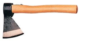 SCURE MANICATO PIEMONTE GR. 800. In acciaio forgiato, lama temperata. Peso 800 g