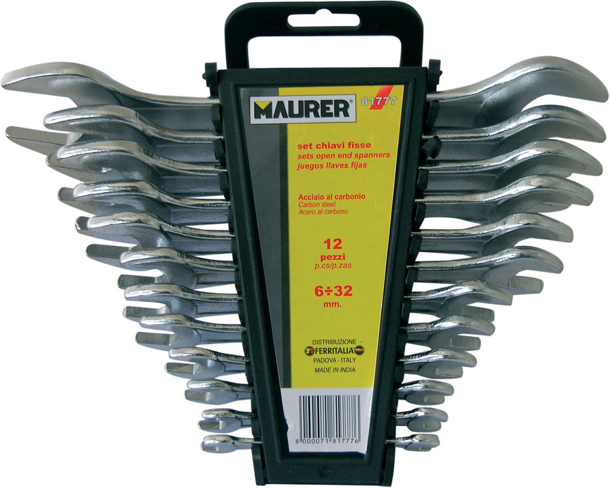 SERIE 8 PZ.CHIAVI FISSE DOPPIE MAURER MM.6-22