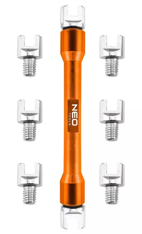 Serie di 9 chiavi per raggi per moto ART. 10-508 NEO