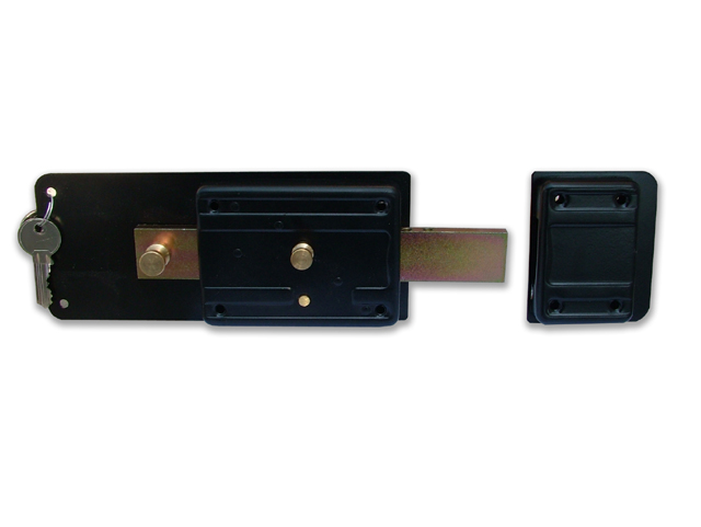 SERRATURA Ferroglietto, 6 mandate, cilindro fisso mm.50, fornito con 3 chiavi. Entrata mm.60. Welka 012.60.60.1