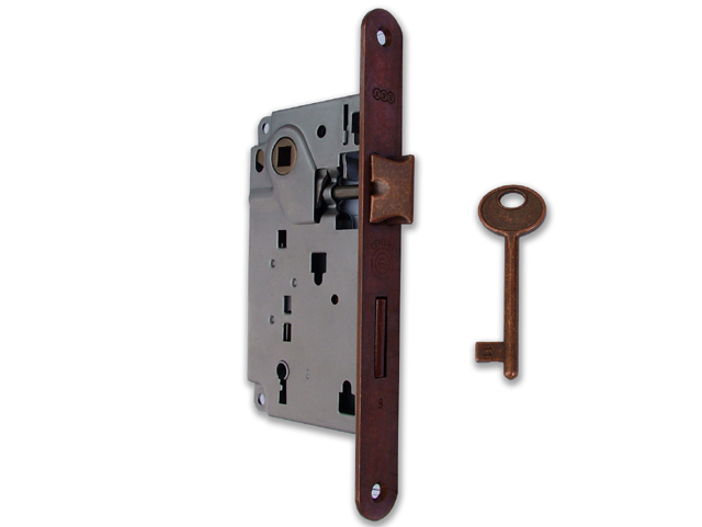 SERRATURA PATENT AGB 1001 CENTRO E50 F22 OTTONATA GIALLA