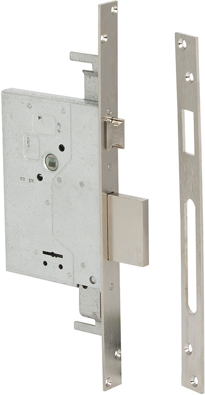 SERRATURA TRIPLA DOPPIA MAPPA INFILARE 4 MANDATE + SCROCCCO E60 CISA 57255-60