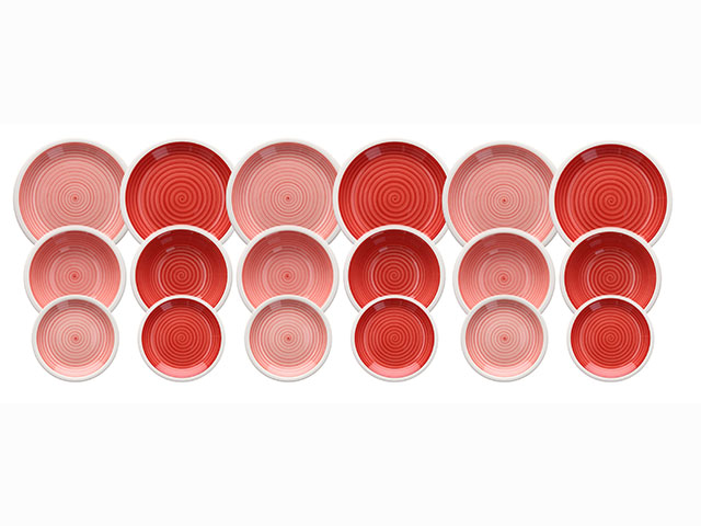 SERVIZIO TAVOLA 18 PEZZI LOUISE ONE POMPEI