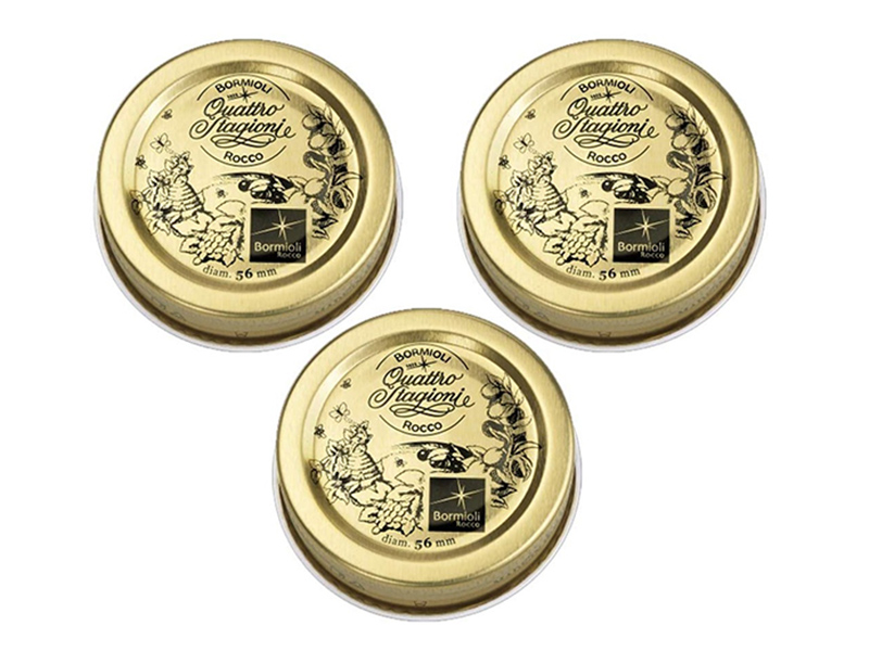 SET 2 CAPSULE MM70 QUATTRO STAGIONI. Confezione da 2 capsule dorate per vaso Quattro Stagioni.