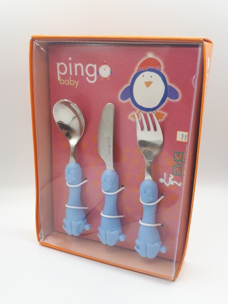 SET 3PZ POSATE BIMBO AZZURRO  PINGO
