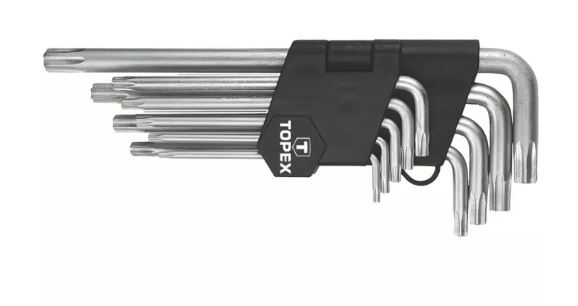 SET 9 CHIAVI TORX LUNGHE ART. 35D961 TOPEX