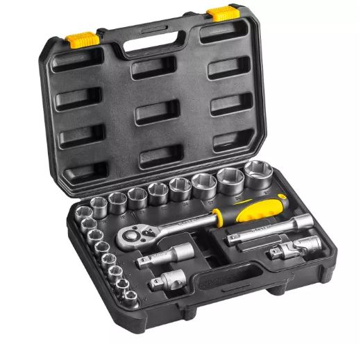 SET Chiavi a bussola 1/2, set di 21 PEZZI, ART. 38D642 TOPEX