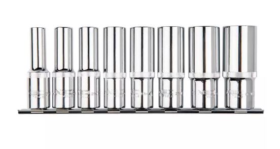 SET DI 8 BUSSOLE INSERTI SPLINE 1/2, lunghe, set di 8 pz. ART. 08-650 NEO