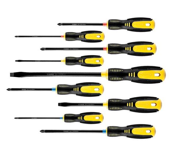 SET DI GIRAVITI - TOPEX 39D930set di giraviti, 9 pezzi