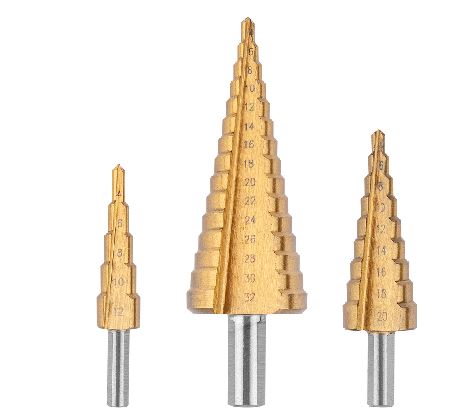 SET PUNTE CONICHE A GRADINI 3 PEZZI - VERTO ART. 60H820