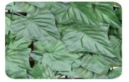 SIEPE SINTETICA EDERA VERDE SCURO A FOGLIE MT1,5X3