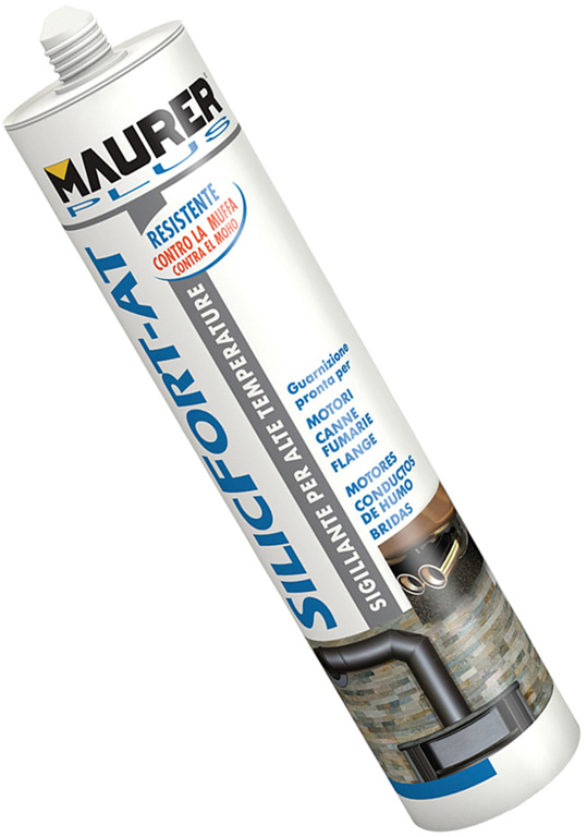 Sigillante acetico rosso MAURER PLUS SILICFORT-AT