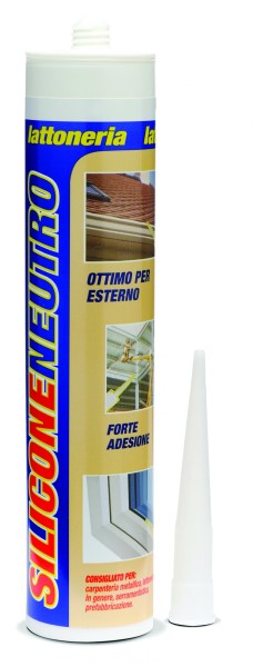 SILICONE NEUTRO LATTONERIA TRASPARENTE 280ML