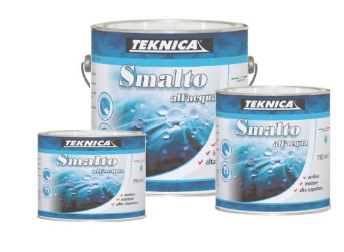 SMALTO ALL'ACQUA TEKNICA OPACO BIANCO 2,5LT HACCP/A ART. 17-4305