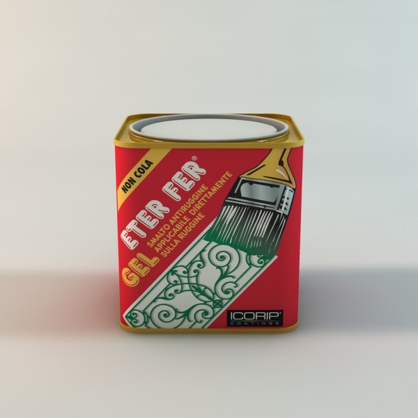 SMALTO ANTIRUGGINE GEL ETER FER 750ML COLORE GRAFITE 20