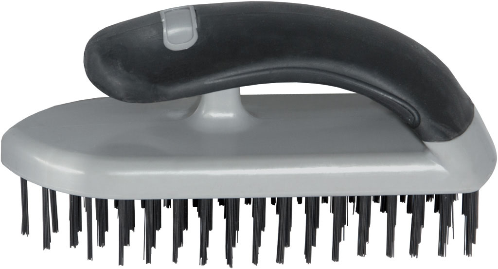 SPAZZOLA A MANO MANICO IN ACCIAIO 5 RANGHI ART.94124 MAURER