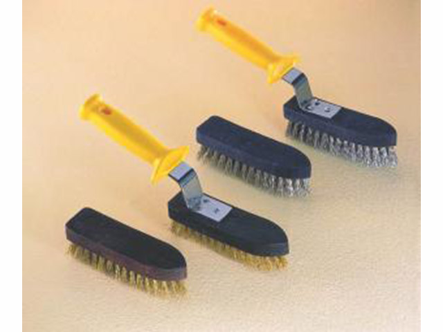 SPAZZOLA PULISCIGRIGLIA E PIASTRE INOX LILLY