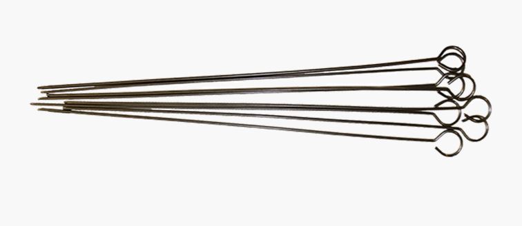 SPIEDINI INOX CM30 12 PEZZI