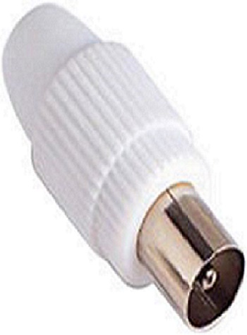 SPINA coassiale TV diritta MASCHIO MAURER - diametro 9,5 mm per cavo max. 7 mm