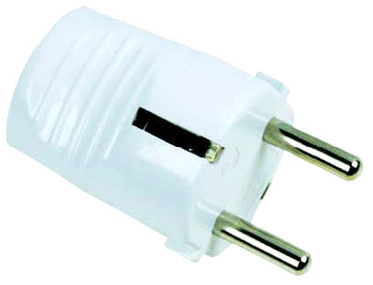 Spina mobile MAURER per uso civile - 2P+T 16A  Schuko