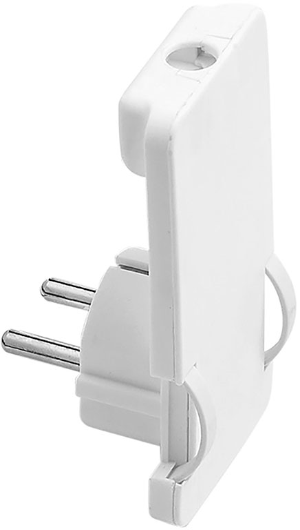 Spina piatta schuko salvaspazio MAURER - 16A 250V - 2P+T