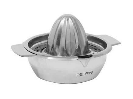 SPREMI AGRUMI CON VASCHETTASpremiagrumi con vaschetta in acciaio inox cm 9,5