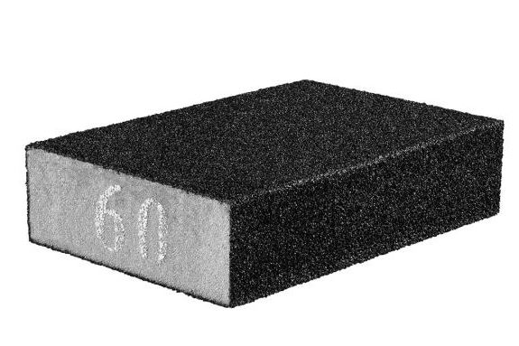 SPUGNA ABRASIVA RETTANGOLARE GRANA 60 - GRAPHITE ART. 55H915