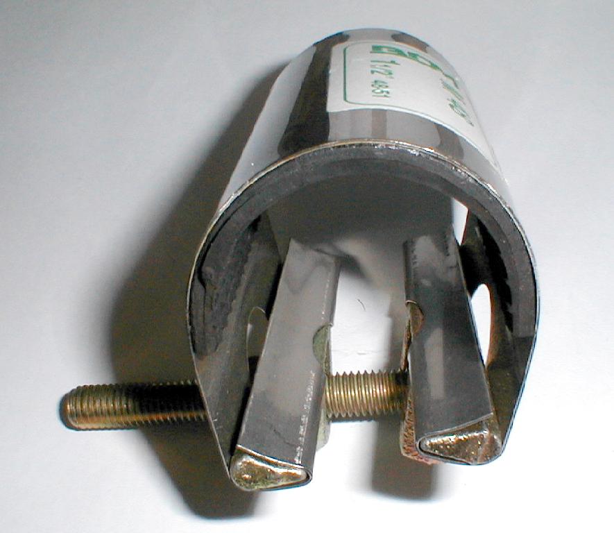 STAFFA / Collare di riparazione a 1 tirante per tubo da 3/4 MM26-30 In acciaio INOX per la riparazione di rotture localizzate o 