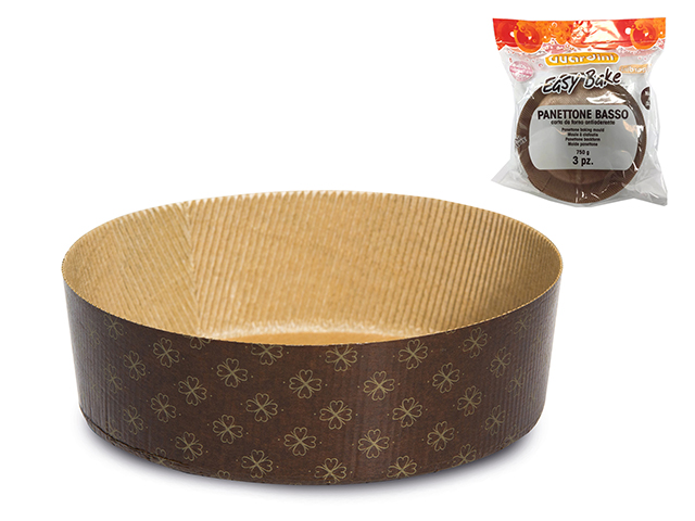 STAMPI PANETTONE PEZZI 3 BASSO EASY BAKE GUARDINI