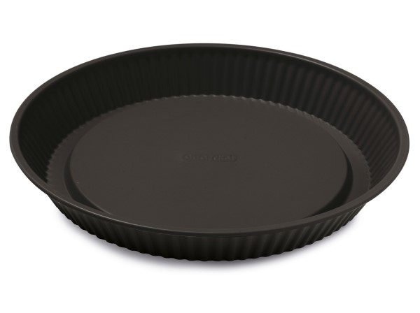 STAMPO CROSTATA GARDENIA cm28 con fondo rialzato. Stampo tondo per crostata Gardenia, con rivestimento antiaderente. Adatto per 