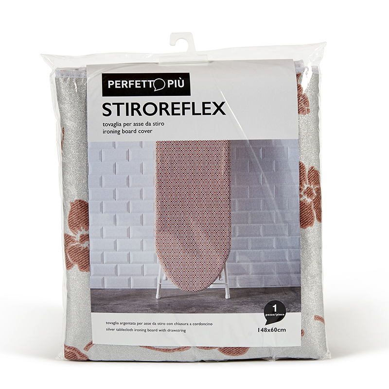 STIROREFLEX TELO STIRO CM148X68. Tovaglia per asse da stiro, chiusura a cordoncino. Il telo da stiro Stiroreflex è realizzato co