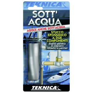 STUCCO EPOSSIDICO A DUE COMPONENTI SOTT' ACQUA 50GR TEKNICA ART. tk13-0280